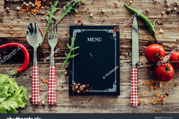 stock-photo-restaurant-menu-top-view-of-chalkboard-menu-laying-on-the-rustic-wooden-desk-with-vegetables-around-348324008